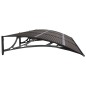 vidaXL Türvordach Schwarz 300x100 cm Polycarbonat vidaXL Türvordach Schwarz 300x100 cm Polycarbonat
