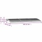 vidaXL Türvordach Schwarz 300x100 cm Polycarbonat vidaXL Türvordach Schwarz 300x100 cm Polycarbonat