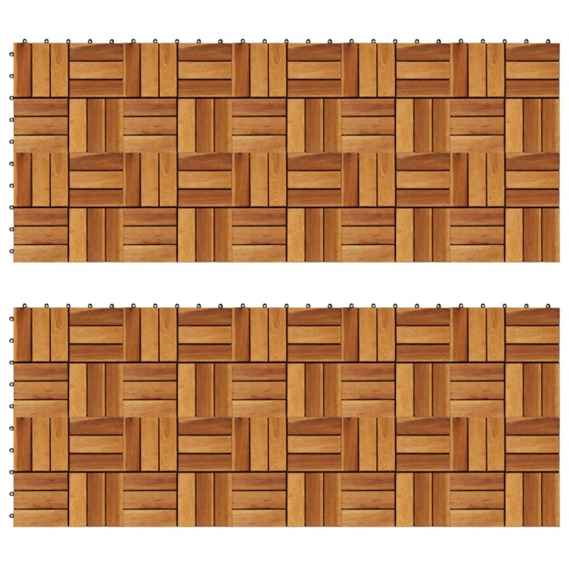 vidaXL Terrassenfliesen 20er Set Akazie 30 x 30 cm vidaXL Terrassenfliesen 20er Set Akazie 30 x 30 cm