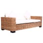 vidaXL 2-tlg. Gartensofas mit Polster Natürliches Rattan vidaXL 2-tlg. Gartensofas mit Polster Natürliches Rattan