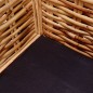 vidaXL 2-tlg. Gartensofas mit Polster Natürliches Rattan vidaXL 2-tlg. Gartensofas mit Polster Natürliches Rattan