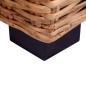 vidaXL 2-tlg. Gartensofas mit Polster Natürliches Rattan vidaXL 2-tlg. Gartensofas mit Polster Natürliches Rattan