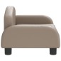 vidaXL Hundebett Cappuccino-Braun 50x40x30 cm Kunstleder vidaXL Hundebett Cappuccino-Braun 50x40x30 cm Kunstleder