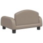 vidaXL Hundebett Cappuccino-Braun 50x40x30 cm Kunstleder vidaXL Hundebett Cappuccino-Braun 50x40x30 cm Kunstleder