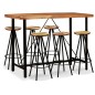 vidaXL 7-tlg. Bar-Set Massivholz Akazie und Altholz vidaXL 7-tlg. Bar-Set Massivholz Akazie und Altholz