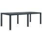 vidaXL 9-tlg. Garten-Essgruppe Kunststoff Anthrazit Rattan-Optik vidaXL 9-tlg. Garten-Essgruppe Kunststoff Anthrazit Rattan-Optik