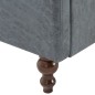 vidaXL Chesterfield Sofa-Set 2-tlg. Stoffpolsterung Grau vidaXL Chesterfield Sofa-Set 2-tlg. Stoffpolsterung Grau