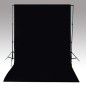 vidaXL Fotohintergrund Baumwolle Schwarz 500 x 300 cm vidaXL Fotohintergrund Baumwolle Schwarz 500 x 300 cm