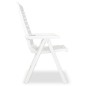 vidaXL 3-tlg. Bistro-Set Kunststoff Weiß vidaXL 3-tlg. Bistro-Set Kunststoff Weiß