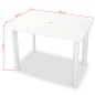 vidaXL 3-tlg. Bistro-Set Kunststoff Weiß vidaXL 3-tlg. Bistro-Set Kunststoff Weiß