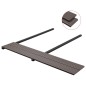 vidaXL WPC Massive Terrassendielen mit Zubehör 10 m² 4 m Dunkelbraun vidaXL WPC Massive Terrassendielen mit Zubehör 10 m² 4 m Dunkelbraun