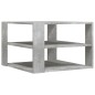 Couchtisch Betongrau 59,5x59,5x40 cm Holzwerkstoff Couchtisch Betongrau 59,5x59,5x40 cm Holzwerkstoff