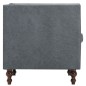 vidaXL Chesterfield Sofa-Set 2-tlg. Stoffpolsterung Grau vidaXL Chesterfield Sofa-Set 2-tlg. Stoffpolsterung Grau