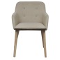 vidaXL Esszimmerstühle 6 Stk. Beige Stoff und Massivholz Eiche vidaXL Esszimmerstühle 6 Stk. Beige Stoff und Massivholz Eiche