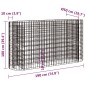 vidaXL Gabionen-Hochbeet Verzinktes Eisen 190x50x100 cm vidaXL Gabionen-Hochbeet Verzinktes Eisen 190x50x100 cm