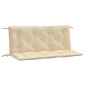 vidaXL Gartenbank-Auflagen 2 Stk. Beige 120x50x7 cm Oxford-Gewebe vidaXL Gartenbank-Auflagen 2 Stk. Beige 120x50x7 cm Oxford-Gewebe
