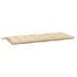 vidaXL Gartenbank-Auflagen 2 Stk. Beige 120x50x7 cm Oxford-Gewebe vidaXL Gartenbank-Auflagen 2 Stk. Beige 120x50x7 cm Oxford-Gewebe