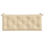 vidaXL Gartenbank-Auflagen 2 Stk. Beige 120x50x7 cm Oxford-Gewebe vidaXL Gartenbank-Auflagen 2 Stk. Beige 120x50x7 cm Oxford-Gewebe