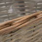 vidaXL Balkon-Blumentöpfe 2 Stk. Weide mit PE-Auskleidung 40 cm vidaXL Balkon-Blumentöpfe 2 Stk. Weide mit PE-Auskleidung 40 cm