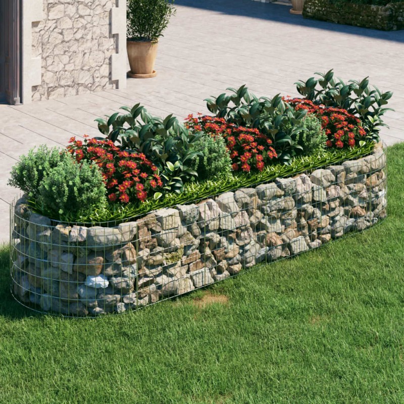 vidaXL Gabionen-Hochbeet Verzinktes Eisen 300x100x50 cm vidaXL Gabionen-Hochbeet Verzinktes Eisen 300x100x50 cm