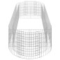 vidaXL Gabionen-Hochbeet Verzinktes Eisen 300x100x50 cm vidaXL Gabionen-Hochbeet Verzinktes Eisen 300x100x50 cm