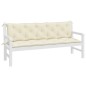 vidaXL Gartenbank-Auflagen 2 Stk. Cremeweiß 180x50x7 cm Oxford-Gewebe vidaXL Gartenbank-Auflagen 2 Stk. Cremeweiß 180x50x7 cm Oxford-Gewebe