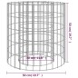 vidaXL Gabionen-Feuerstelle Ø 50 cm Verzinktes Eisen vidaXL Gabionen-Feuerstelle Ø 50 cm Verzinktes Eisen