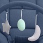 Babywippe Marineblau Stahl Babywippe Marineblau Stahl