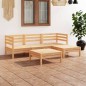 vidaXL 5-tlg. Garten-Lounge-Set Massivholz Kiefer vidaXL 5-tlg. Garten-Lounge-Set Massivholz Kiefer
