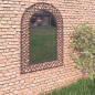vidaXL Garten-Wandspiegel Gewölbt 50 x 80 cm Schwarz vidaXL Garten-Wandspiegel Gewölbt 50 x 80 cm Schwarz