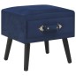 vidaXL Nachttische 2 Stk. Blau 40 x 35 x 40 cm Samt vidaXL Nachttische 2 Stk. Blau 40 x 35 x 40 cm Samt