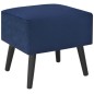 vidaXL Nachttische 2 Stk. Blau 40 x 35 x 40 cm Samt vidaXL Nachttische 2 Stk. Blau 40 x 35 x 40 cm Samt