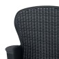vidaXL 5-tlg. Garten-Essgruppe Kunststoff Anthrazit Rattan-Optik vidaXL 5-tlg. Garten-Essgruppe Kunststoff Anthrazit Rattan-Optik