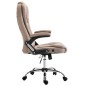vidaXL Bürostuhl Taupe Polyester vidaXL Bürostuhl Taupe Polyester