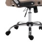 vidaXL Bürostuhl Taupe Polyester vidaXL Bürostuhl Taupe Polyester