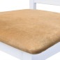 vidaXL Bartisch mit Stühlen 5-tlg. Massivholz Braun und Weiß vidaXL Bartisch mit Stühlen 5-tlg. Massivholz Braun und Weiß