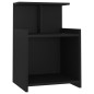 vidaXL Nachttisch Schwarz 40x35x60 cm Holzwerkstoff vidaXL Nachttisch Schwarz 40x35x60 cm Holzwerkstoff