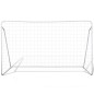 vidaXL Fußball-Tornetze 2 Stück 240 x 90 x 150 cm Stahl vidaXL Fußball-Tornetze 2 Stück 240 x 90 x 150 cm Stahl