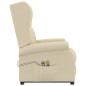 vidaXL Massagesessel mit Aufstehhilfe Creme Stoff vidaXL Massagesessel mit Aufstehhilfe Creme Stoff