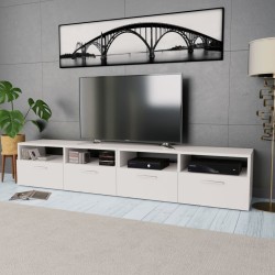 vidaXL 2 Stk. TV-Schränke Holzwerkstoff 95x35x36 cm Weiß