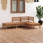 vidaXL 4-tlg. Garten-Lounge-Set Massivholz Kiefer Honigbraun vidaXL 4-tlg. Garten-Lounge-Set Massivholz Kiefer Honigbraun
