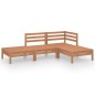 vidaXL 4-tlg. Garten-Lounge-Set Massivholz Kiefer Honigbraun vidaXL 4-tlg. Garten-Lounge-Set Massivholz Kiefer Honigbraun