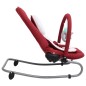 vidaXL Babywippe Rot Stahl vidaXL Babywippe Rot Stahl