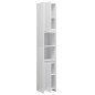 vidaXL Badezimmerschrank Hochglanz-Weiß 30x30x183,5 cm Holzwerkstoff vidaXL Badezimmerschrank Hochglanz-Weiß 30x30x183,5 cm Holzwerkstoff
