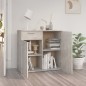 vidaXL Sideboard Betongrau 80x36x75 cm Holzwerkstoff vidaXL Sideboard Betongrau 80x36x75 cm Holzwerkstoff