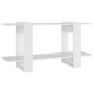 vidaXL Bücherregal Weiß 100x30x51 cm Holzwerkstoff vidaXL Bücherregal Weiß 100x30x51 cm Holzwerkstoff