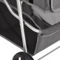 vidaXL Hundewagen Faltbar Grau 80x46x98 cm Oxford-Gewebe vidaXL Hundewagen Faltbar Grau 80x46x98 cm Oxford-Gewebe