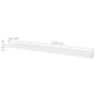 vidaXL Wandregale 4 Stk. Weiß 120 cm vidaXL Wandregale 4 Stk. Weiß 120 cm