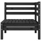vidaXL 4-tlg. Garten-Lounge-Set Massivholz Kiefer Schwarz vidaXL 4-tlg. Garten-Lounge-Set Massivholz Kiefer Schwarz