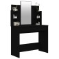 vidaXL Schminktisch mit Spiegel Schwarz 96x40x142 cm vidaXL Schminktisch mit Spiegel Schwarz 96x40x142 cm